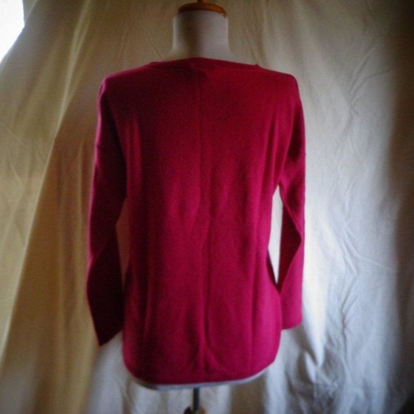 TALBOTS 100% Cashmere Round Neck Sweater Size M - Picture 7 of 8